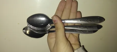 قاشق مربا خوری مدل Rose بسته 6 عددی