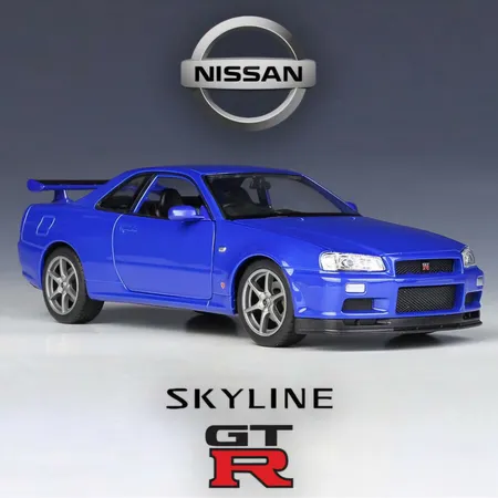 ماکت ماشین ولی مدل Nissan Skyline GT-R R34