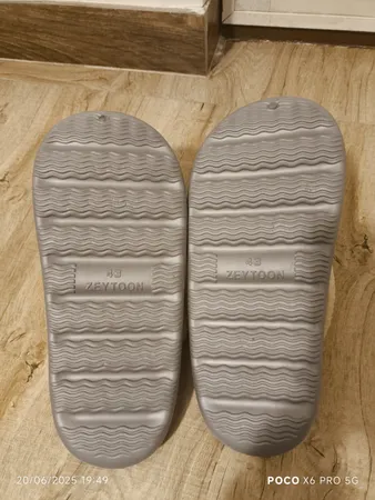 دمپایی حوله ای زیتون مدل جلو بسته GRY.1854