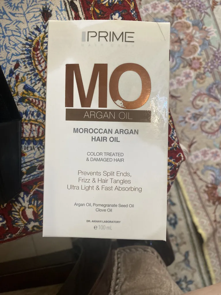 روغن آرگان پرایم مدل MO حجم 100 میلی لیتر14357102