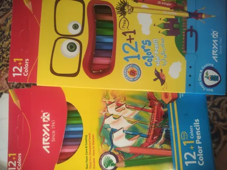 مداد رنگی 12 رنگ آریا کد 3016 بسته 2 عددی