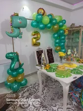 تجریه خرید بادکنک فویلی لاکی بالونز طرح دایناسور گردن دراز کد 1002