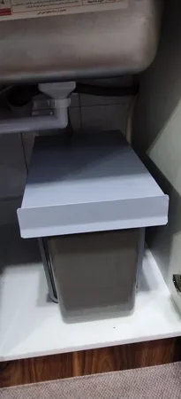 سطل زباله کابینتی مدل ریلی استیل ایکس K24