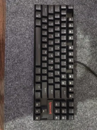 کیبورد گیمینگ ردراگون مدل K552 RGB، سوییچ مکانیکال آبی، Tenkeyless، نورپردازی RGB