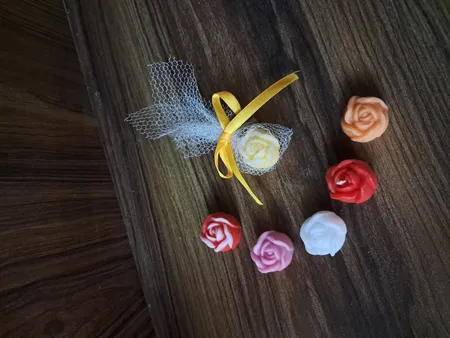 قالب شمع مدل رز وارمری