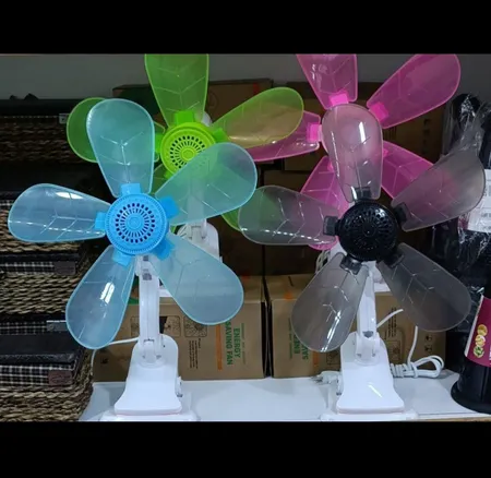 پنکه رومیزی مدل گیره ای پنج پره