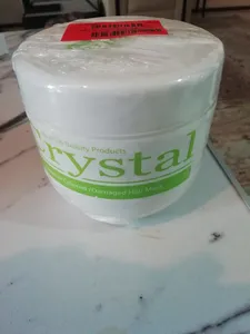 تجریه خرید ماسک مو کریستال مدل بدون آبکشی مناسب موهای خشک و آسیب دیده حجم 500 میلی لیتر