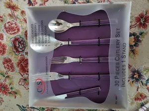 تجریه خرید سرویس قاشق و چنگال 31 پارچه سی اند اس طرح گرد