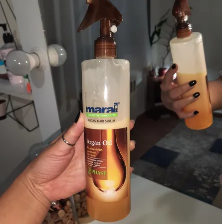 سرم مو دو فاز مارال مدل روغن آرگان حجم 450 میلی لیتر
