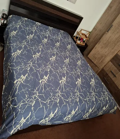 روکش لحاف مدل مرمر آسایش دو نفره سایز 220×200 سانتی متر