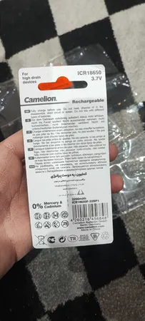 باتری لیتیوم-یون قابل شارژ کملیون کد ICR-18650 ظرفیت 2200 میلی آمپرساعت