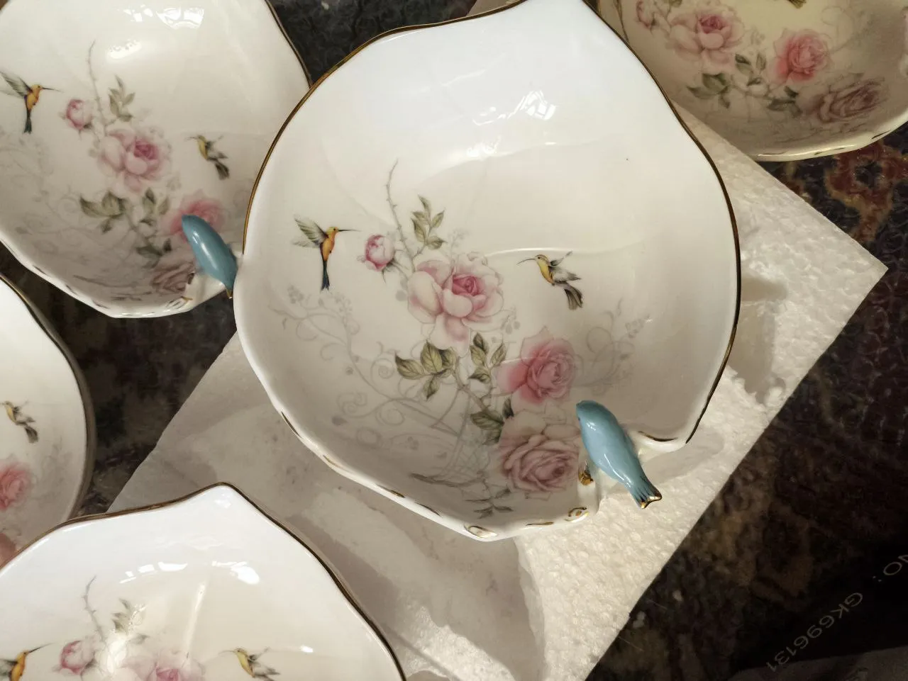 پیاله گلد کیش مدل نوبل کد GK696131 بسته 6 عددی