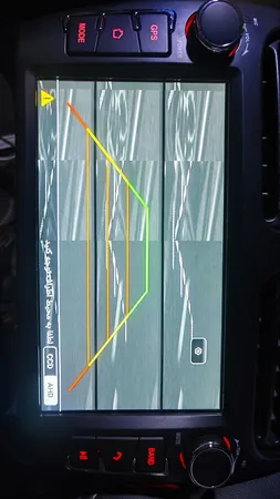 مانیتور خودرو کاروین مدل ولوم دار با برد TS مناسب برای پژو 206