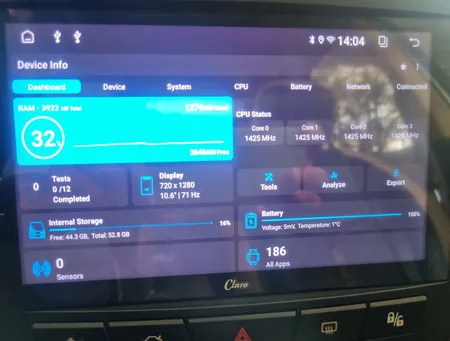 پخش کننده تصویری خودرو کلارو مدل CL-9018AD