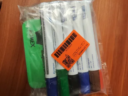 ماژیک وایت برد هرون مدل 41f به همراه تخته پاکن