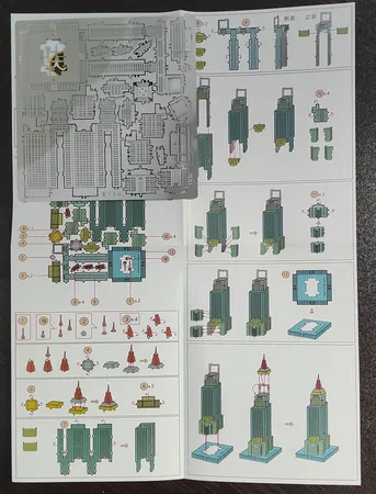 پازل سه بعدی فلزی The Empire Stat Buildind