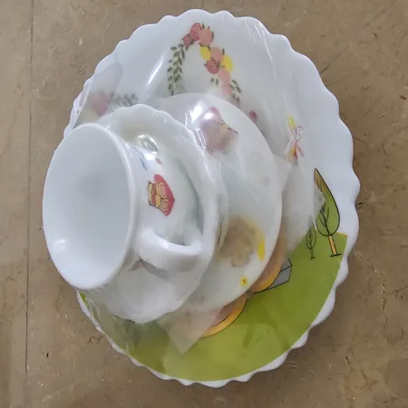 سرویس غذاخوری 5 کودک پارس اپال طرح خرس کد 759