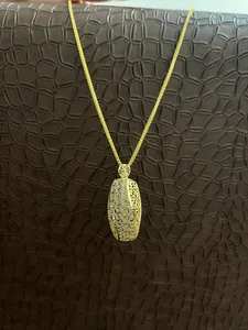 تجریه خرید آویز گردنبند طلا 18 عیار زنانه طلای مستجابی مدل فیوژ ن آوا کد 6746