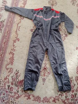 لباس کار یکسره طرح کانادایی سبلان مشکی