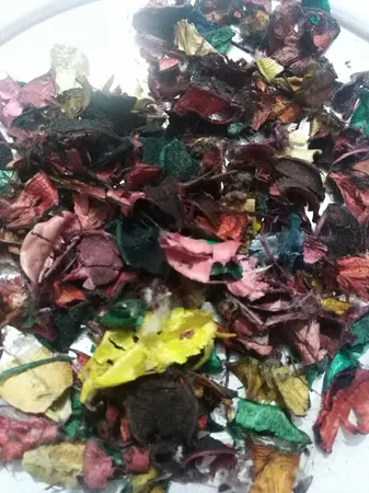 گل خشک بسته بندی مدل رنگارنگ