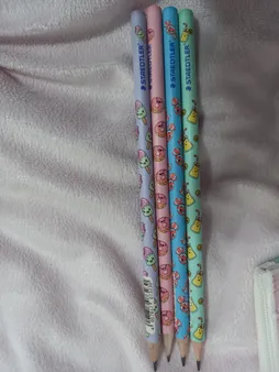 مداد مشکی استدلر مدل پاستلی مجموعه 4 عددی