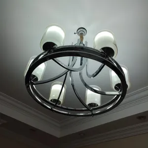 تجریه خرید لوستر 6 شعله تابنده مدل آتن