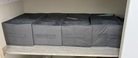 ارگانایزر لباس مادام کوکو مدل 6 خانه بسته 4 عددی