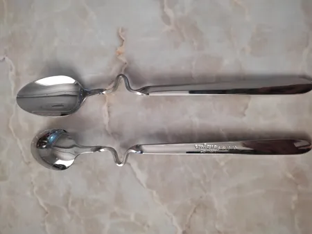 قاشق عسل خوری مدل دونا بسته 2 عددی