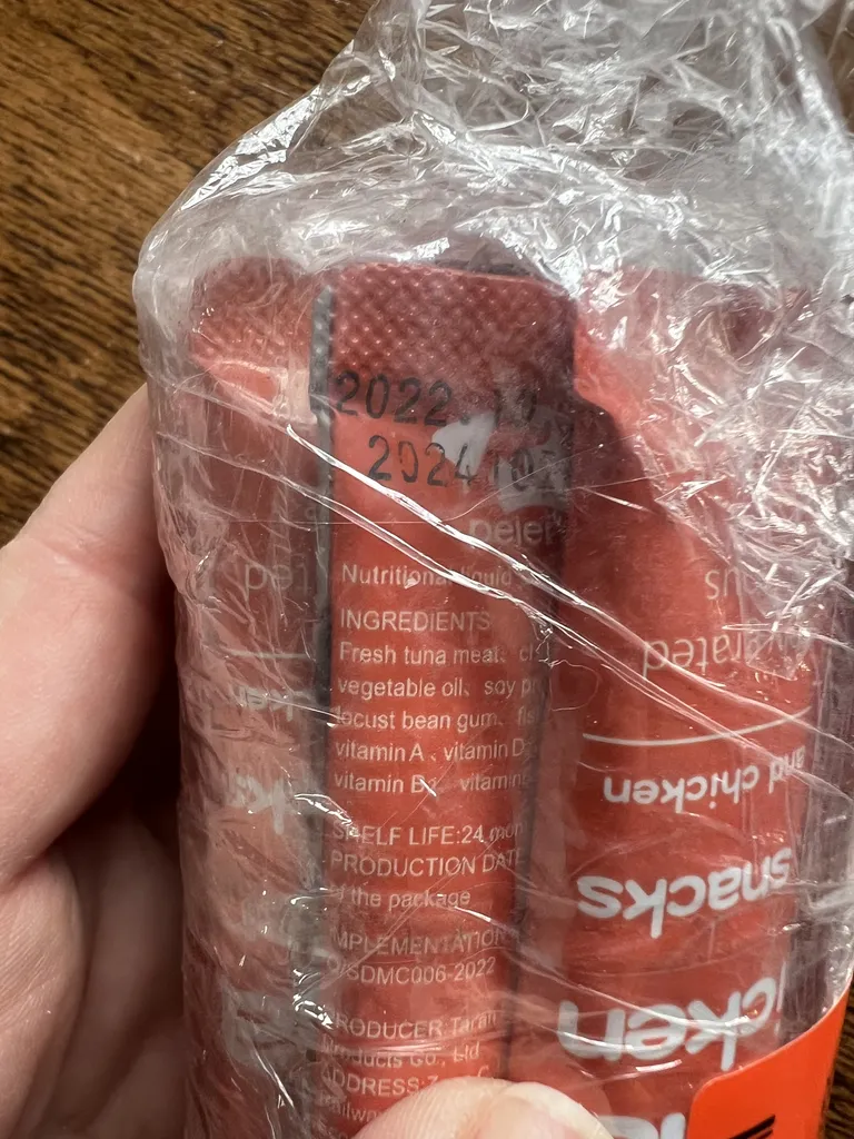 بستنی گربه پت اسنک مدل مرغ و ماهی تن وزن 15 گرم بسته 10 عددی