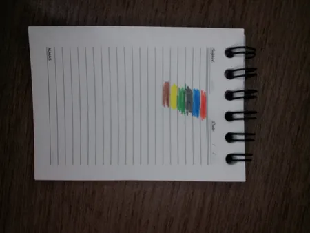 مداد رنگی 6 رنگ آدمیرال مدل MDF