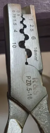 انبر پرس وایرشو مدل PZ05-16 سایز 8.5 اینچ