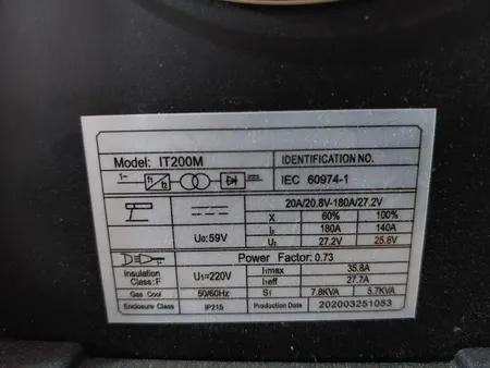 اینورتر جوشکاری 200 آمپر ایران ترانس مدل IT200 M