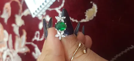 انگشتر نقره زنانه جی تی ای مدل جی نایس
