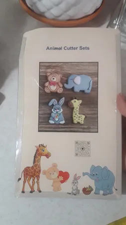 کاتر شیرینی پزی نسکو مدل حیوانات بسته 4 عددی