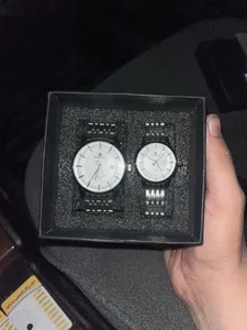 تجریه خرید ست ساعت مچی عقربه ای زنانه و مردانه نیوی فورس مدل nf9228