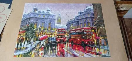 پازل 1000 تکه ایران پازل طرح لندن در زمستان