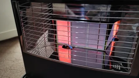 بخاری گازی آبسال مدل هوشمند کد 405