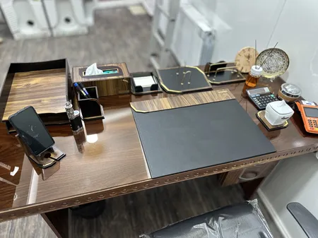 ست لوازم اداری رومیزی مدل آونگ دکو A707 مجموعه 10 عددی