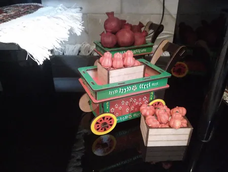 میوه تزیینی مدل کدو تنبل کد 716 مجموعه 20 عددی