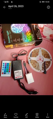 ریسه ال ای دی دریم لایت مدل RGB 5050 طول 5 متر