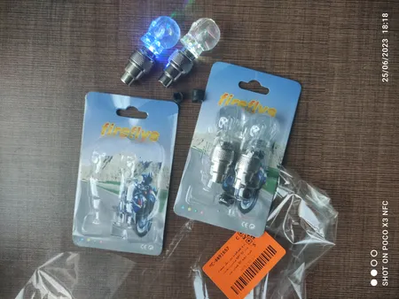 چراغ دوچرخه فایرفلایز مدل Skull بسته 2 عددی