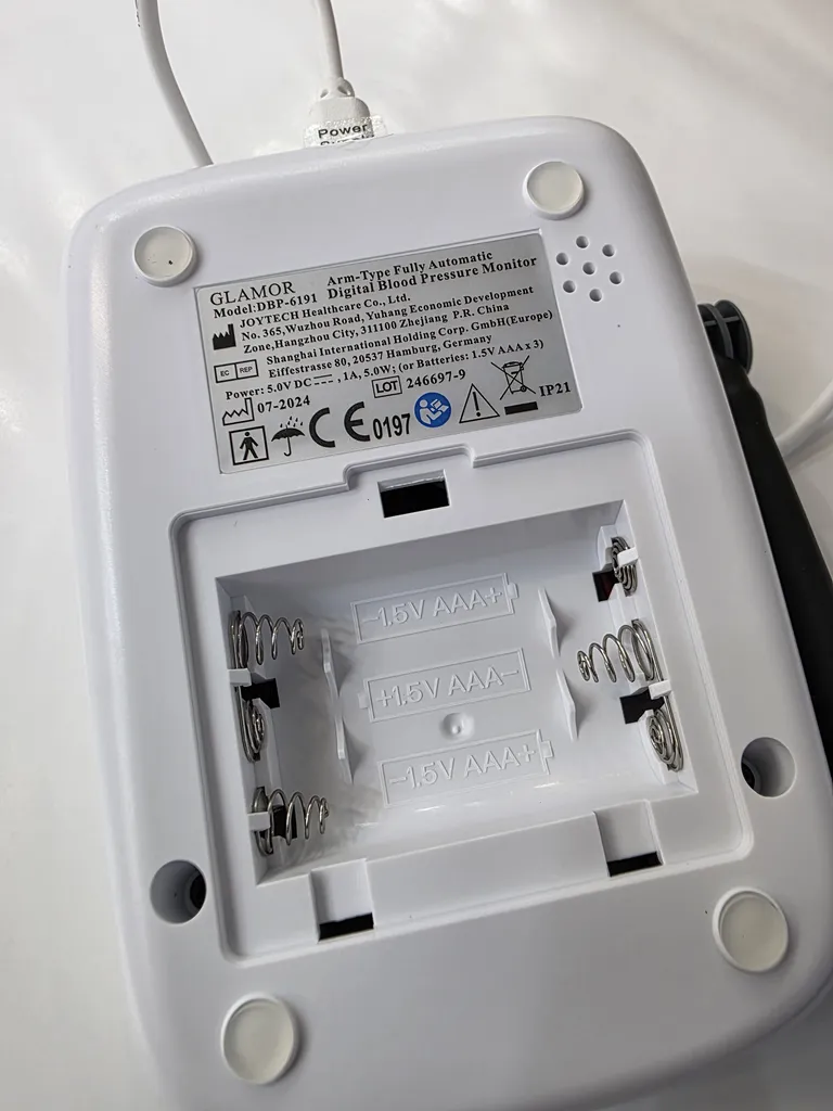 فشارسنج بازویی دیجیتال گلامور مدل DBP-6191