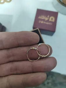 تجریه خرید گوشواره حلقه ای طلا 18 عیار زنانه نوا گلد مدل البرناردو 2