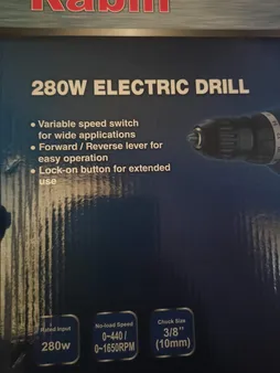 دریل پیچ گوشتی برقی رابین مدل R1001