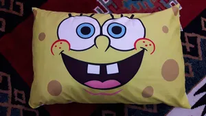 تجریه خرید روبالشی کودک هزاردستان طرح باب اسفنجی مدل rob195