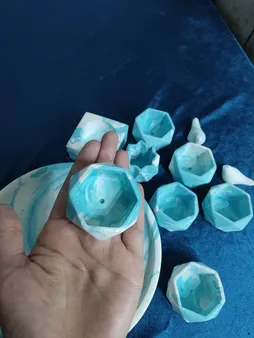 مجموعه ظروف هفت سین 8 پارچه طرح سنگ مدل افرا