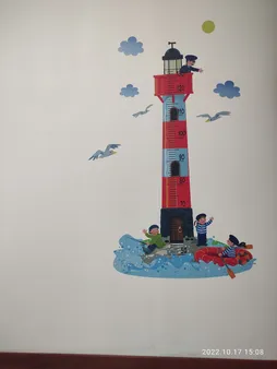 استیکر اندازه گیری قد ژیوار مدل فانوس دریایی