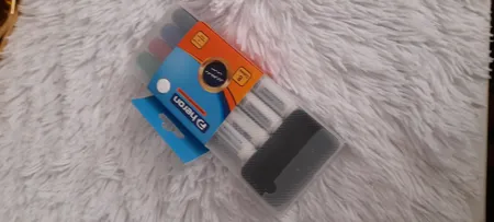 ماژیک وایت برد پلیکان مدل هرون به همراه تخته پاک کن بسته 8 عددی