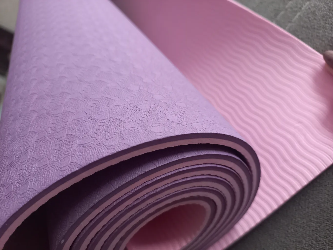 زیرانداز یوگا آذیموس مدل TPE- دو رنگ