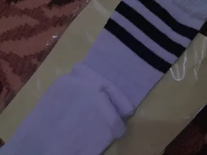 تجریه خرید جوراب ساق بلند مدل سه خط بالا زانو کد SF2022